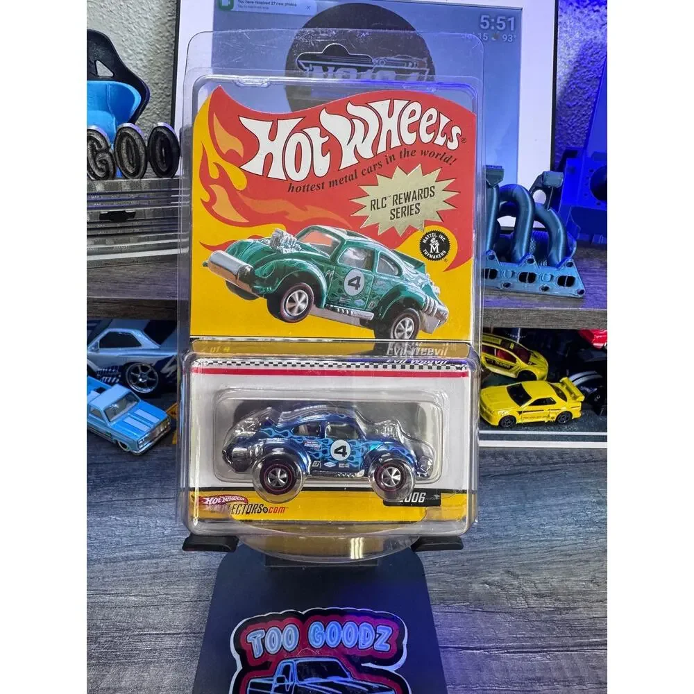Hot wheels RLC 2006 rewards series car evil weevil numbered 722
